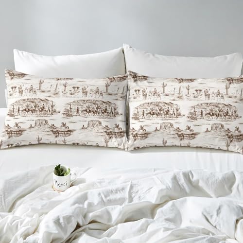 Castle Fairy Western Cowboy Fitted Sheet Set 1
