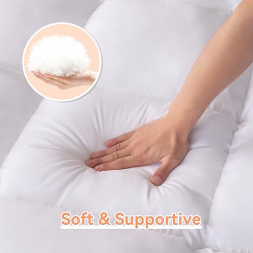 Topllen Twin XL Mattress Topper for Back Pain Relief