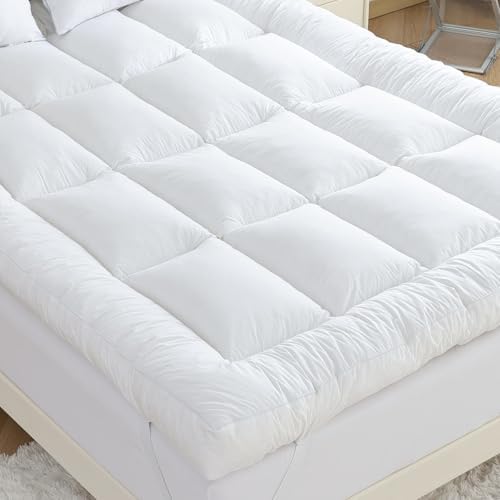 WhatsBedding 4 Inch Queen Memory Foam Mattress Topper