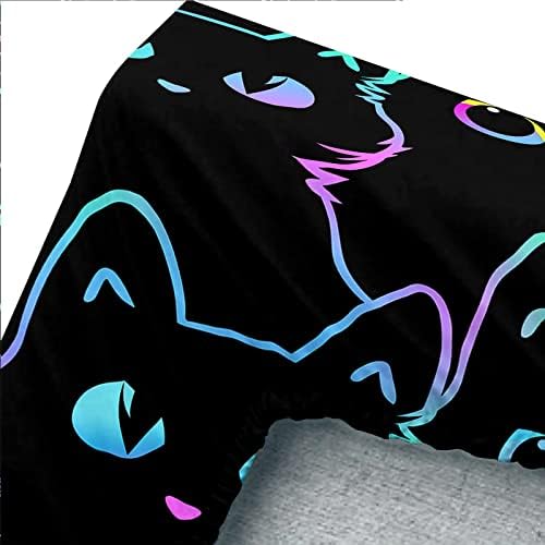 Axolotl Kids Bedding Set Queen Size 4Pcs Kawaii Cat Pattern