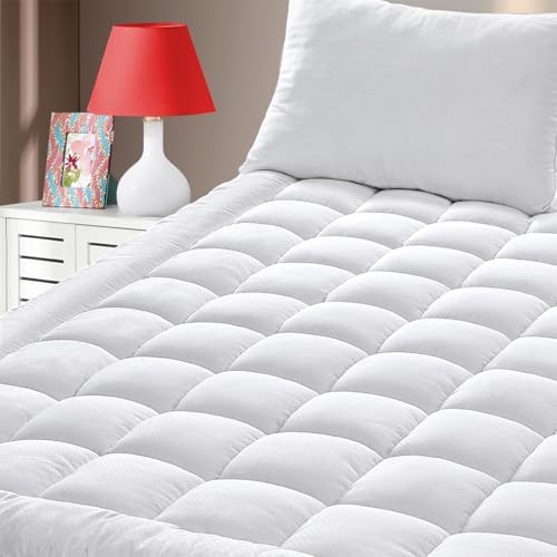GERHOME Queen Mattress Pad Cover with Deep Pocket and Quilting