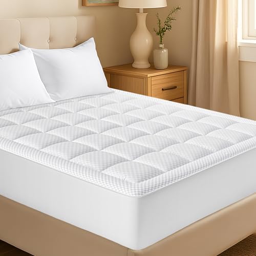 OLANLY Queen Mattress Pad with Cooling Comfort and Deep Pocket Fit
