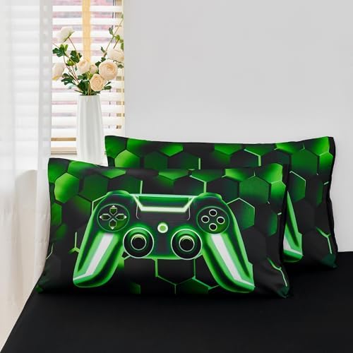 RYNGHIPY 3D Gamer Comforter Set for Kids