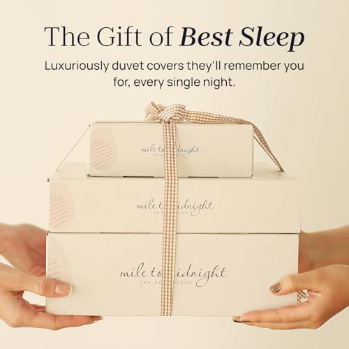 Mile To Midnight Duvet Cover Set 90 x 90 Reversible Tencel