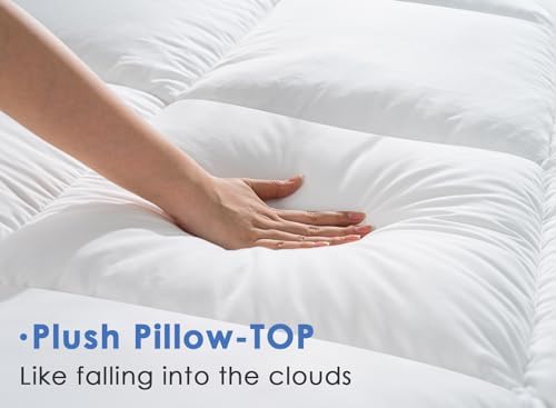 Marine Moon Queen Mattress Topper Cooling and Plush 80 x 60
