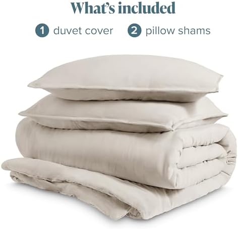 Bare Home Ultra Soft Duvet Cover Set with Pillow Shams