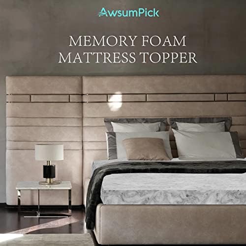 AwsumPick 3 Inch Twin XL Memory Foam Mattress Topper