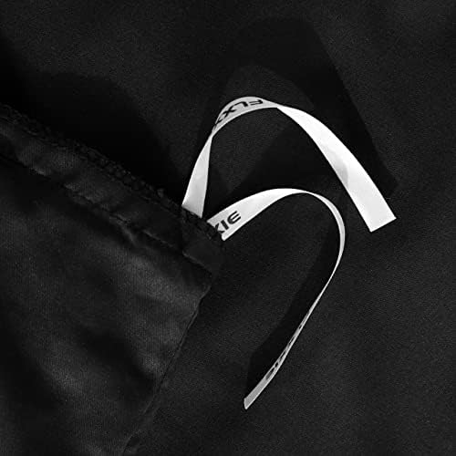 NTBAY Twin Duvet Cover Set with Pillow Sham - Black