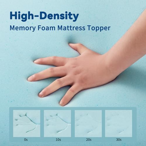 Czpalo 3 Inch Gel Memory Foam Mattress Topper Twin XL
