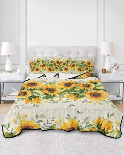 Stongaro Twin XL Quilt Comforter Set 3 Piece