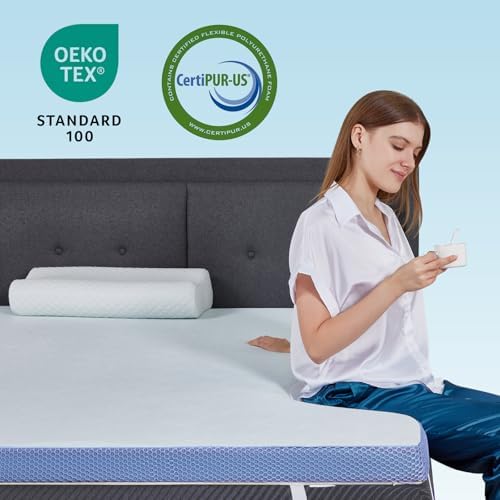 BedsPick 3 Inch Cool Gel Mattress Topper Twin XL