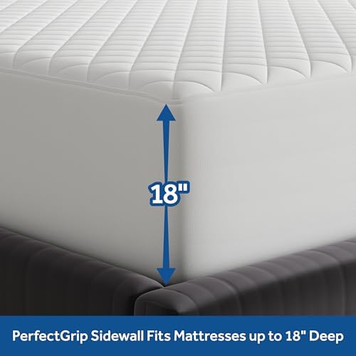 Sealy Luxury 100 Cotton Mattress Pad Queen Size