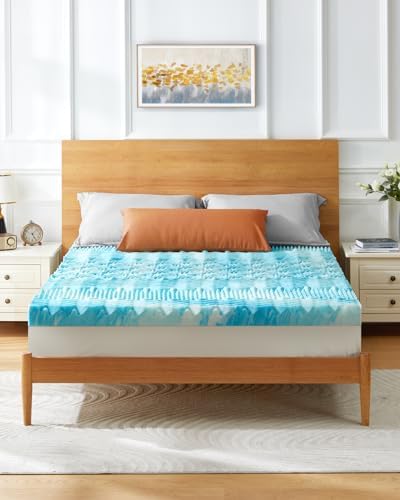 PERLECARE 3 Inch 7-Zone Queen Memory Foam Mattress Topper 1