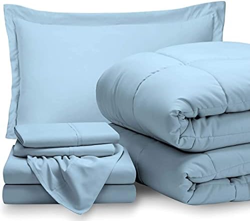 Bare Home Twin XL Comforter Set - 5 Piece Microfiber Bedding