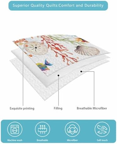 Stongaro Twin XL Quilt Comforter Set 3 Pieces 1