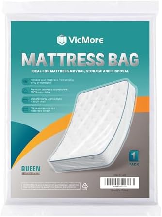 VICMORE Queen Mattress Bag for Moving Storage Disposal 1
