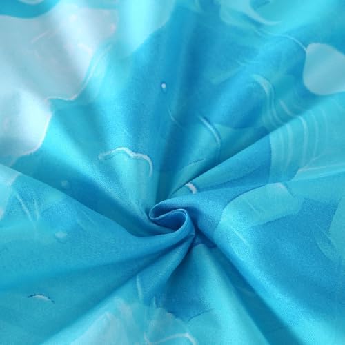 SDY Mermaid Comforter Set Twin - 3PCS Cozy Bedding for Kids