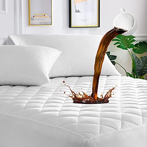 UNILIBRA Queen Mattress Protector Waterproof Deep Pocket with Breathable Hollow Cotton Filling