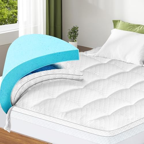 VALUXE Dual Layer 3 Inch Mattress Topper Full Size