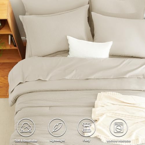 CozyLux Twin XL Seersucker Comforter Set 1