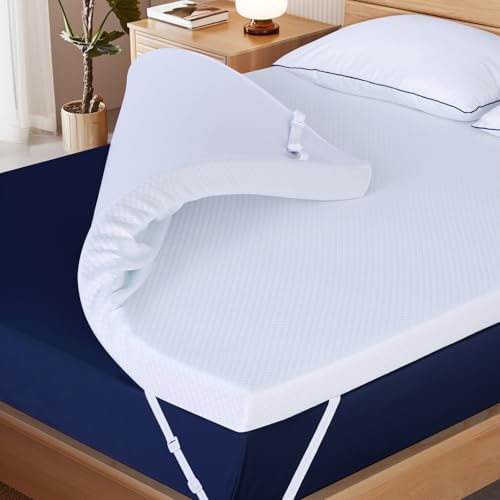 Vipfree 3 Inch Memory Foam Mattress Topper Twin XL Size