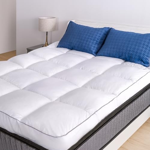 Marine Moon Queen Mattress Topper Cooling and Plush 80 x 60