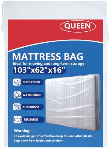 SANEMBER Queen Mattress Bag for Moving Storage and Protection