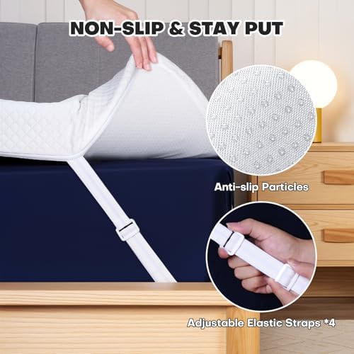 Vipfree 3 Inch Memory Foam Mattress Topper Twin XL Size