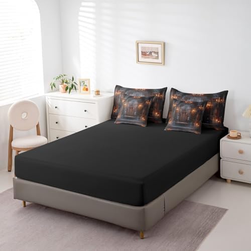 Erosebridal Medieval 7 Pcs Comforter Set Queen