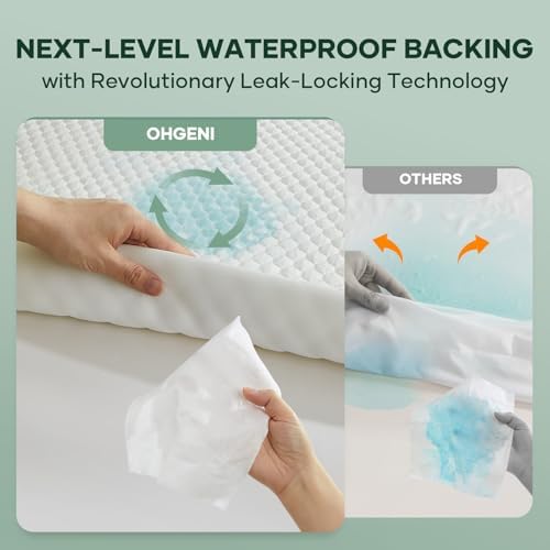 OhGeni Waterproof Mattress Protector Twin XL Size