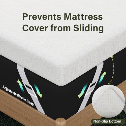 LazyCat 3 Inch Memory Foam Twin XL Mattress Topper