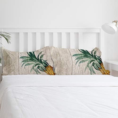 LooPoP 3PC Comforter Set Pineapple Pattern