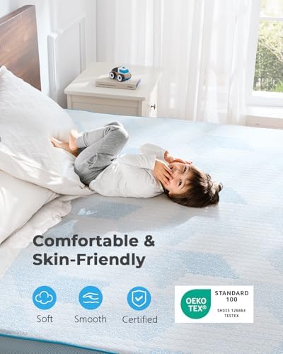 PERLECARE Firm Mattress Topper Queen 3 Inch Cooling Gel Foam