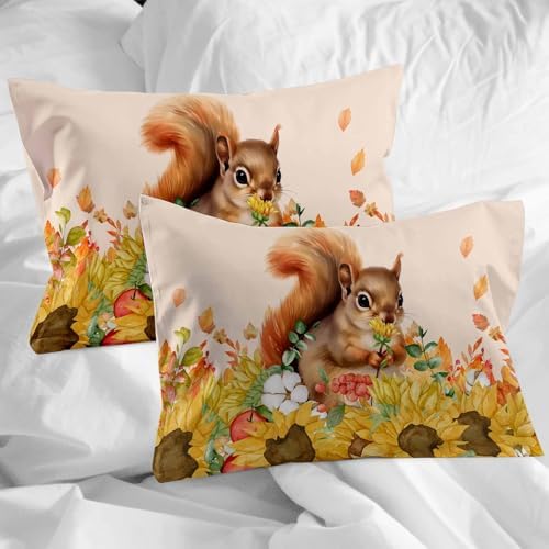 LooPoP Fall Duvet Cover Set 3PCS California King Size 1