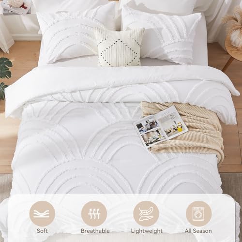 ENJOHOS Rainbow Comforter Set for College Girls