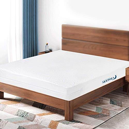 Moonsea Queen Mattress Protector 60x80 Waterproof Zippered Encasement