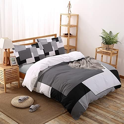 LooPoP 4PCS California King Duvet Cover Set 1