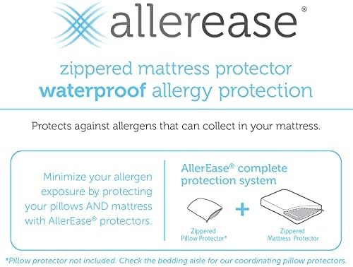 Aller-Ease Waterproof Mattress Protector Twin Size White