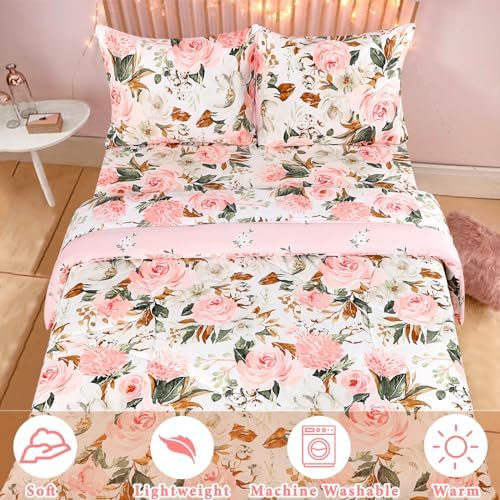 DILIMI 5-Piece Comforter Set for Girls