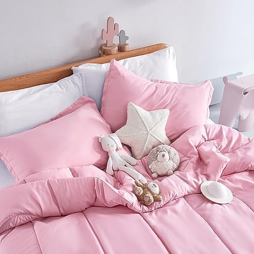 SLEEP ZONE Kids Ballet Pink Comforter Set