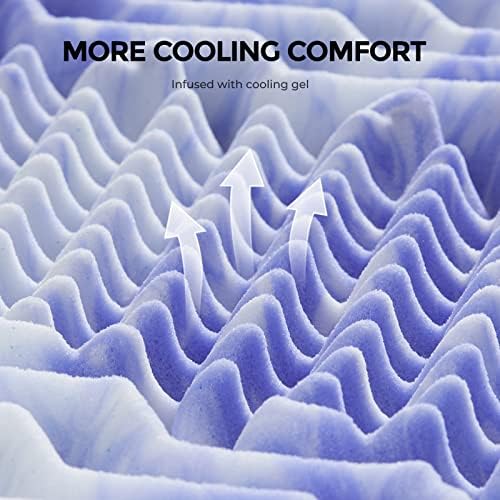 Dreamsmith 3 Inch 7-Zone Queen Mattress Topper with Cooling Gel 1