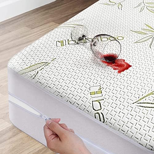 DreamField Linen Bamboo Mattress Protector Queen Size
