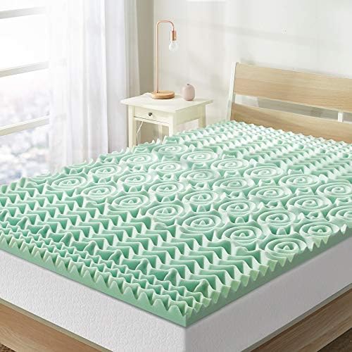 Mellow 15 Inch 5-Zone Memory Foam Mattress Topper Full