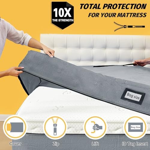 BETU Twin Mattress Cover with 8 Handles and Zipper
