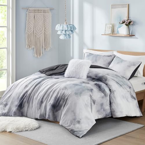 Intelligent Design Duvet Cover Set for Kids Tie Dye Microfiber 4 Piece