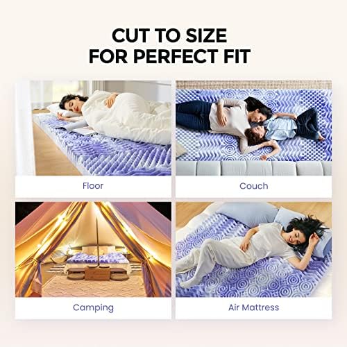 Dreamsmith 3 Inch 7-Zone Queen Mattress Topper with Cooling Gel 1