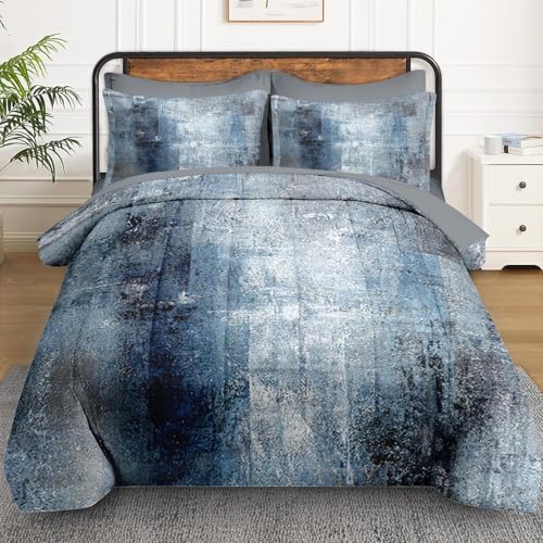 7 Pcs Queen Comforter Set with 2 Pillowcases and 2 Shams