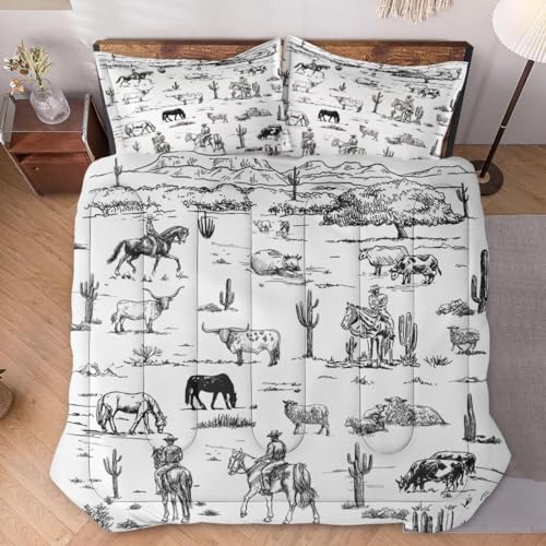 WeCozy Full Size Comforter Set with 2 Pillowcases