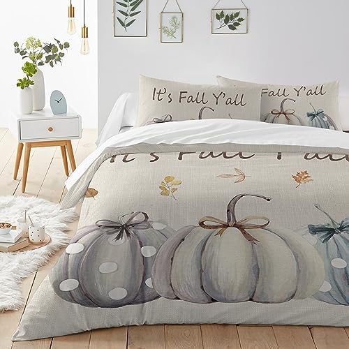 LooPoP Fall Duvet Cover Set 3 Piece California King