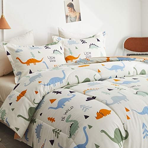 Joyreap 3pcs Cotton Comforter Set Dinosaur Kids
